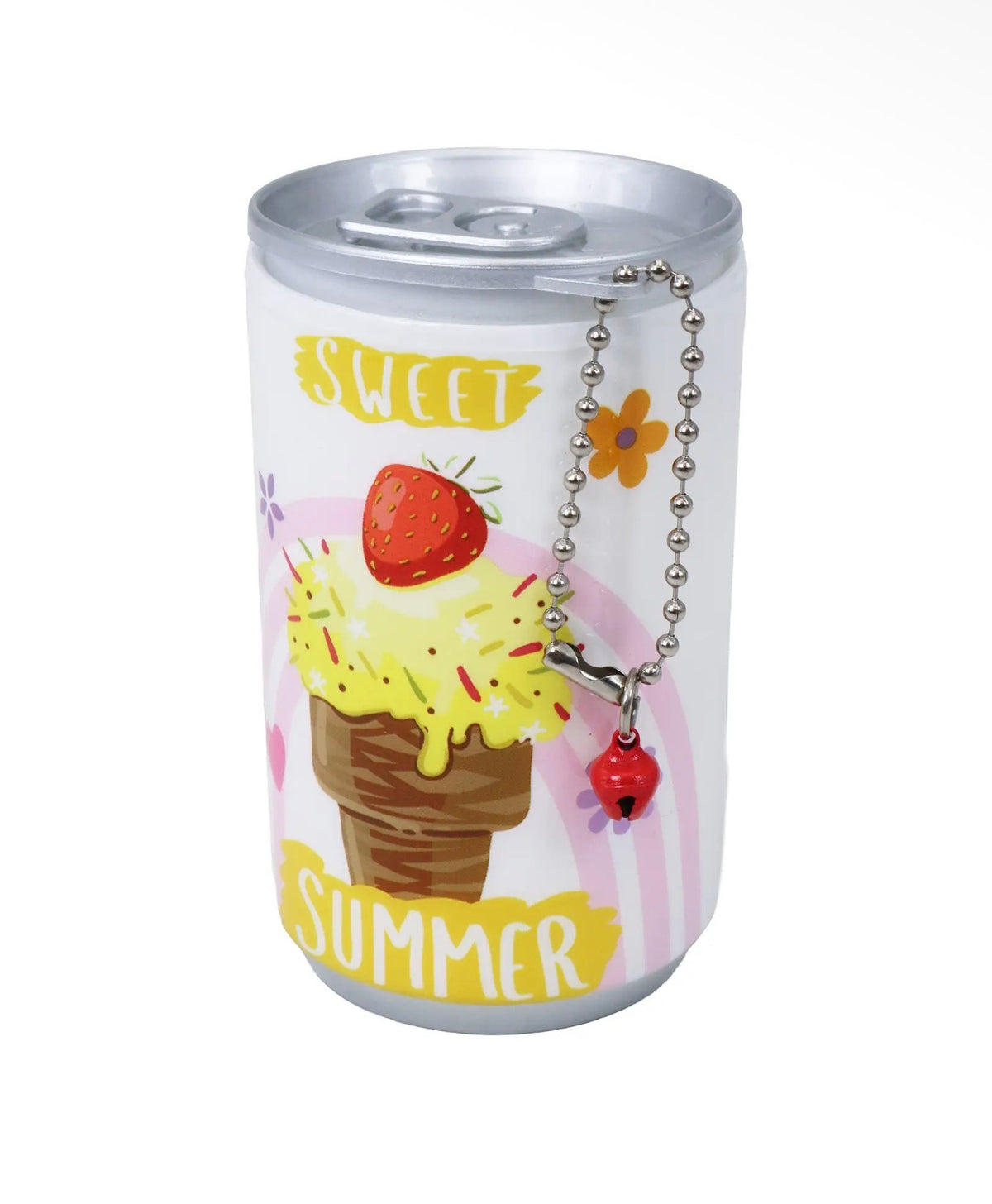 Ice cream can sanitary wipes refillable keychain 