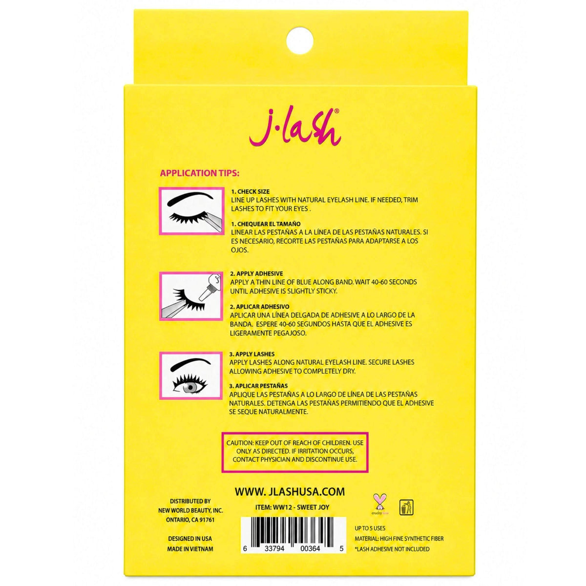 3D Wispy Wonders Sweet Joy Lashes 4 Pack