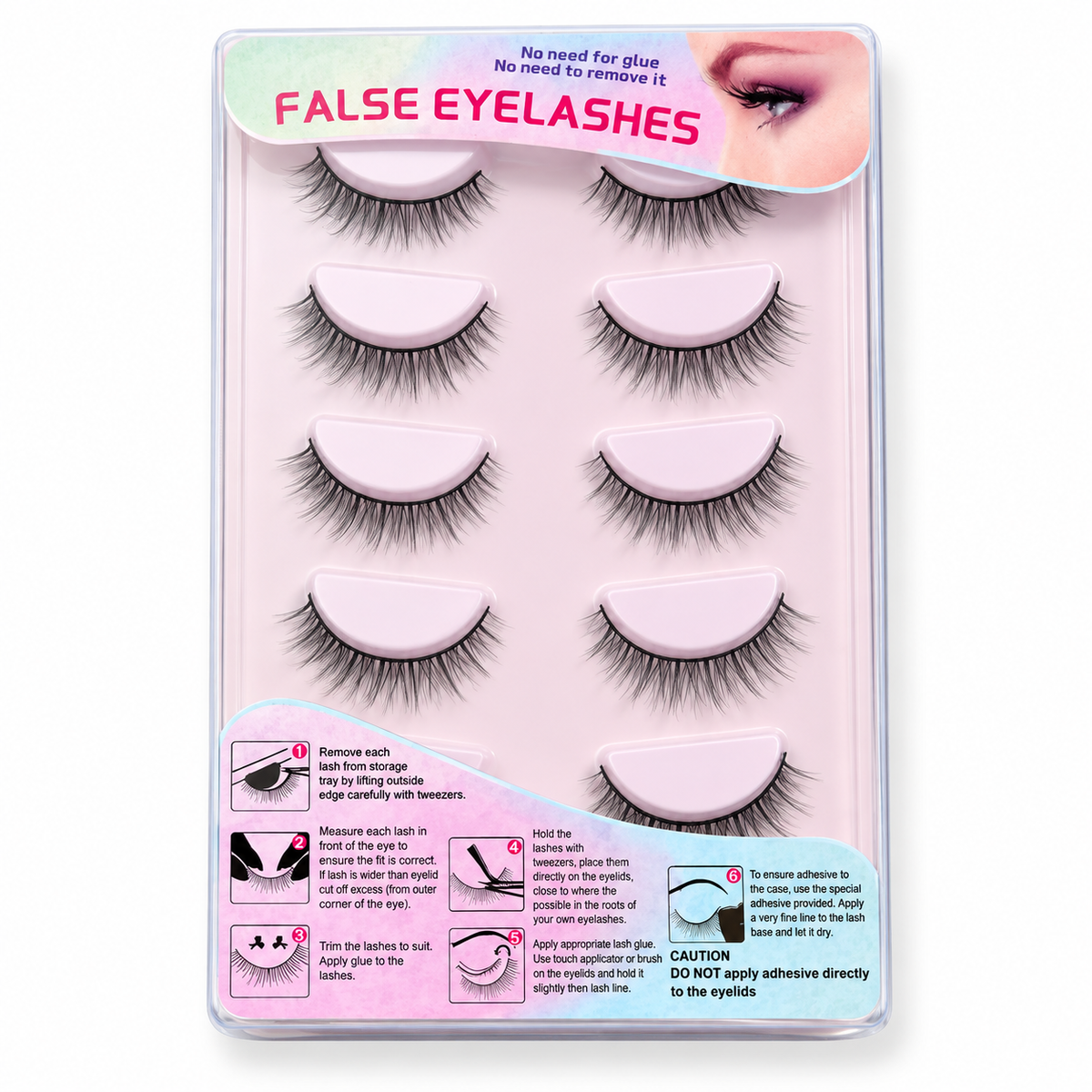 Manga eyelash style light&natural lash book