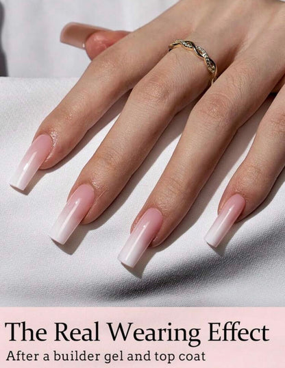 Bulk pack 150 piece coffin shaped press on nails