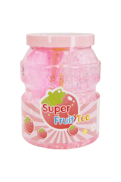 Super Fruit Tea Jumbo Glitter Slime Jar - 1Pcs: ASSORTED / ONE SIZE
