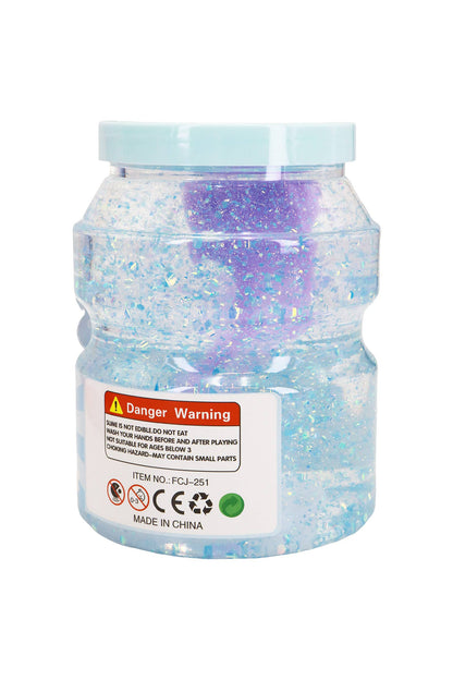 Super Fruit Tea Jumbo Glitter Slime Jar - 1Pcs: ASSORTED / ONE SIZE