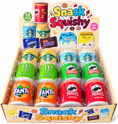 Squish snacks novelty