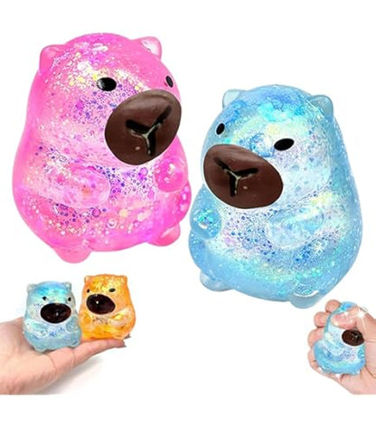 ✨🫧 Glitter Sugar Capybara Squishy