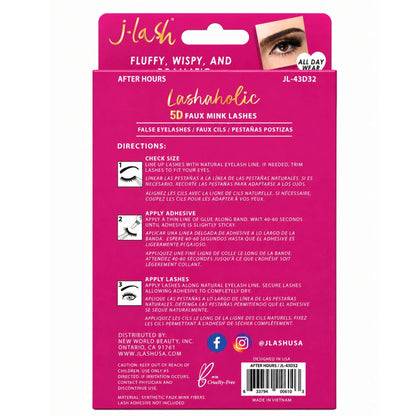 5D Faux Mink Lashaholic After Hours Lashes 4 Pack