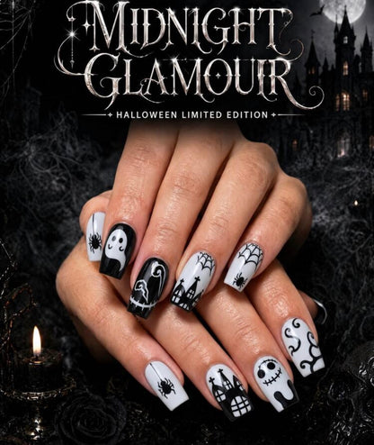 🌙 MIDNIGHT GLAMOUR COLLECTION 🌙

🎃 Halloween Limited Edition Press-On Nails