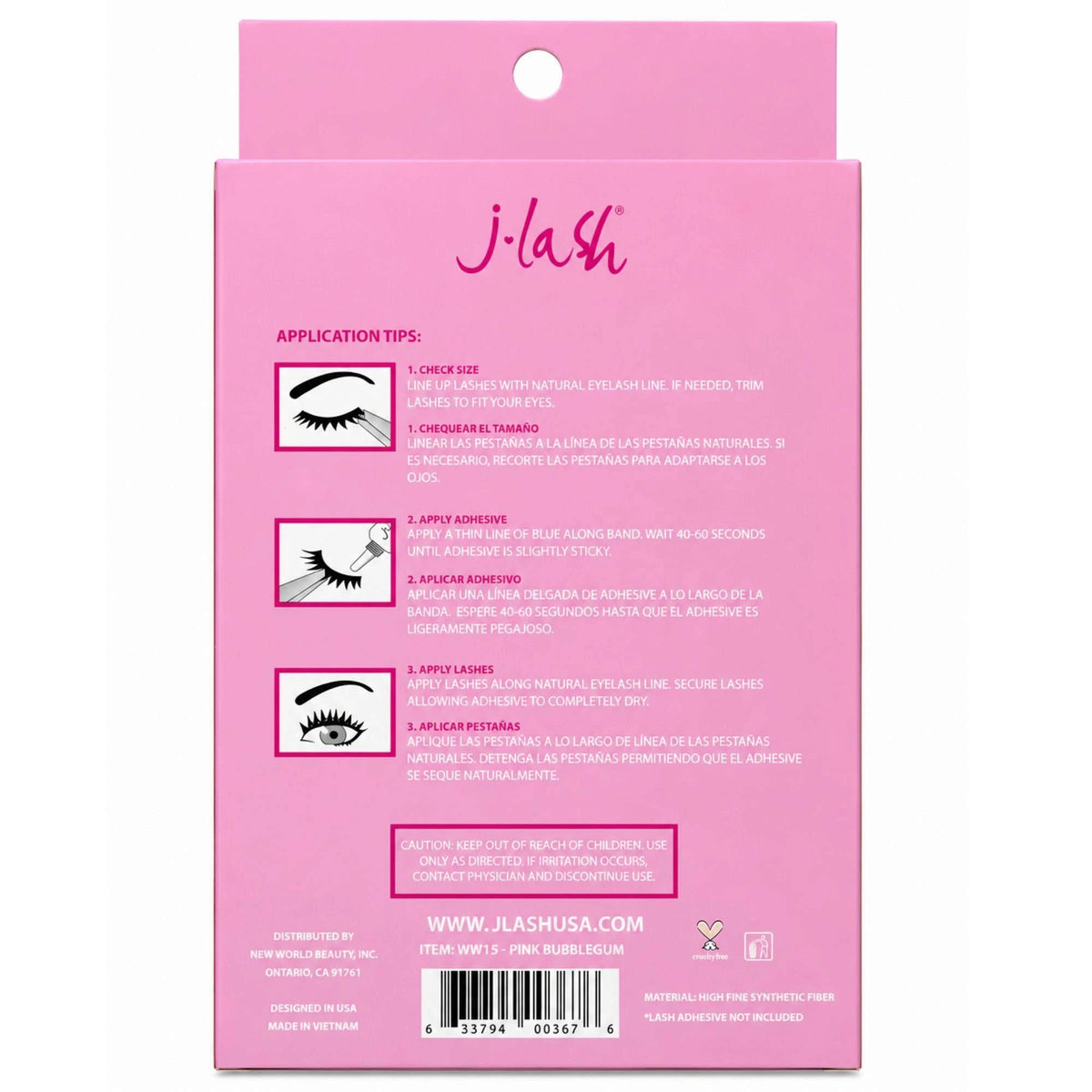 3D Wispy Wonders Pink Bubblegum Lashes 4 Pack