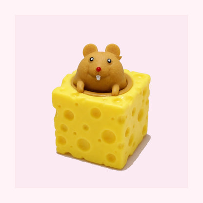 🧀🐭 Pop-Up Mouse Cheese Squishy