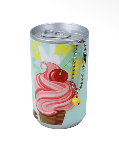 Ice cream can sanitary wipes refillable keychain ￼