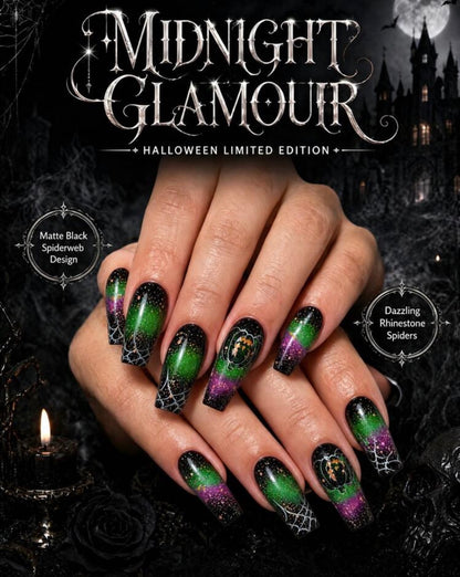 🌙 MIDNIGHT GLAMOUR COLLECTION 🌙

🎃 Halloween Limited Edition Press-On Nails