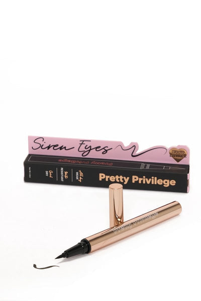 Siren eyes- pretty privilege, blackest eyeliner pen ￼