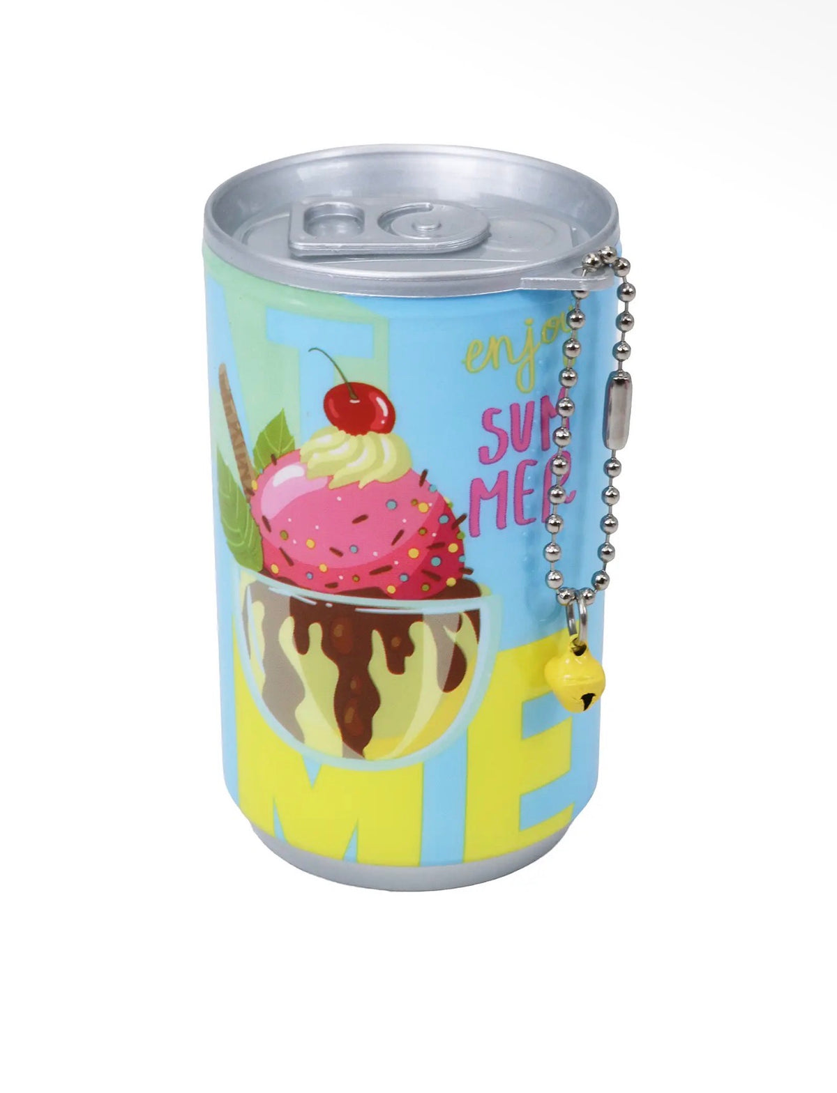 Ice cream can sanitary wipes refillable keychain ￼