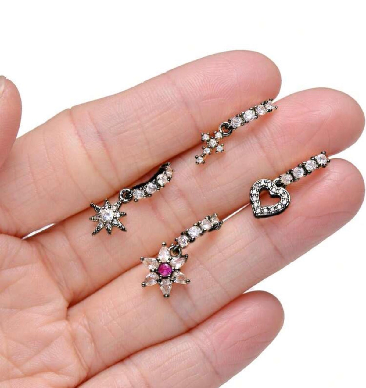 Dark fairy collection : nose hoop edition