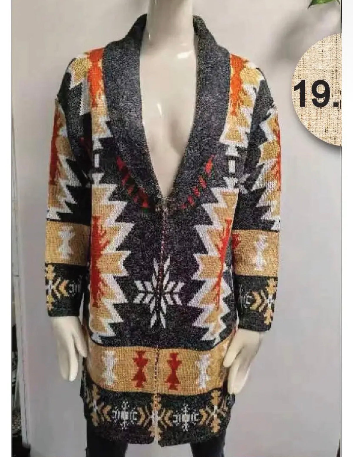 The native print shop cozy cardigan sweater