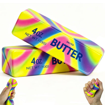 🌈🧈 Rainbow Butter Squishy