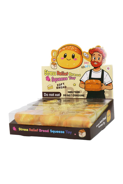Soft and Sticky Assorted Bread Slow Rising Foam Squishy: ASSORTED / ONE SIZE