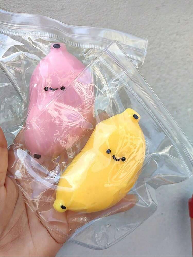 🍌 Kawaii Banana Jelly Squeeze Squishy ￼