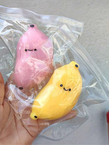 🍌 Kawaii Banana Jelly Squeeze Squishy ￼