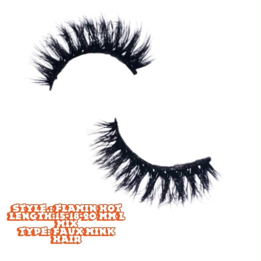 Hot Cheeto Girl Eyelashes (Auntied Approved Collection)