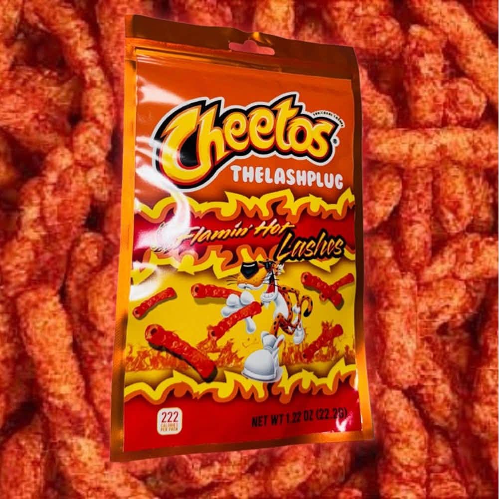 Hot Cheeto Girl Eyelashes (Auntied Approved Collection)