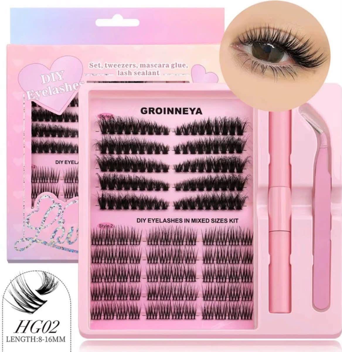 DIY LASH CLUSTER SET BOSS BABE