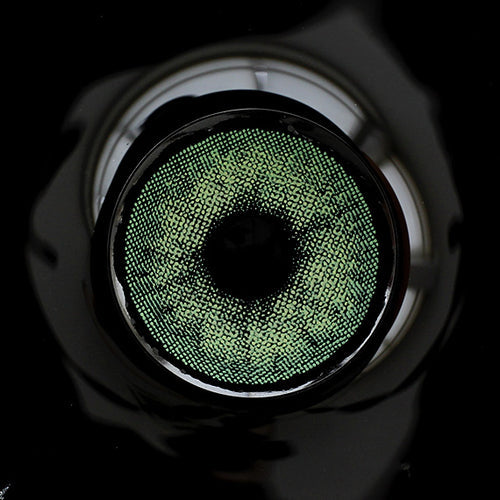 Green OC – O2 non-prescription color, contact lens and Case ￼