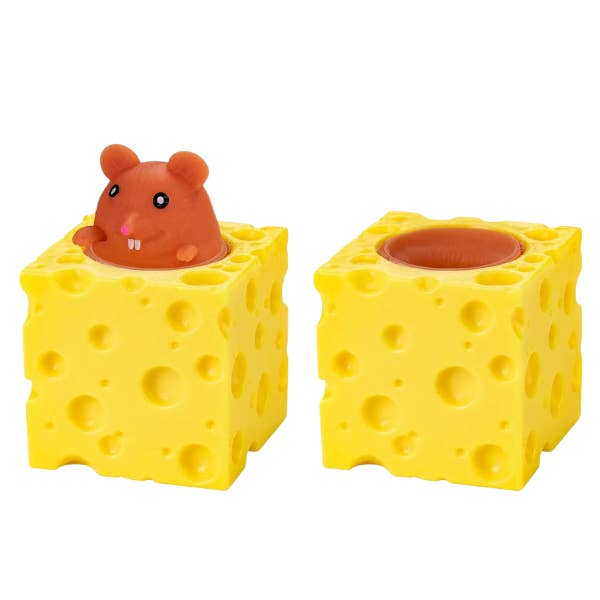 🧀🐭 Pop-Up Mouse Cheese Squishy