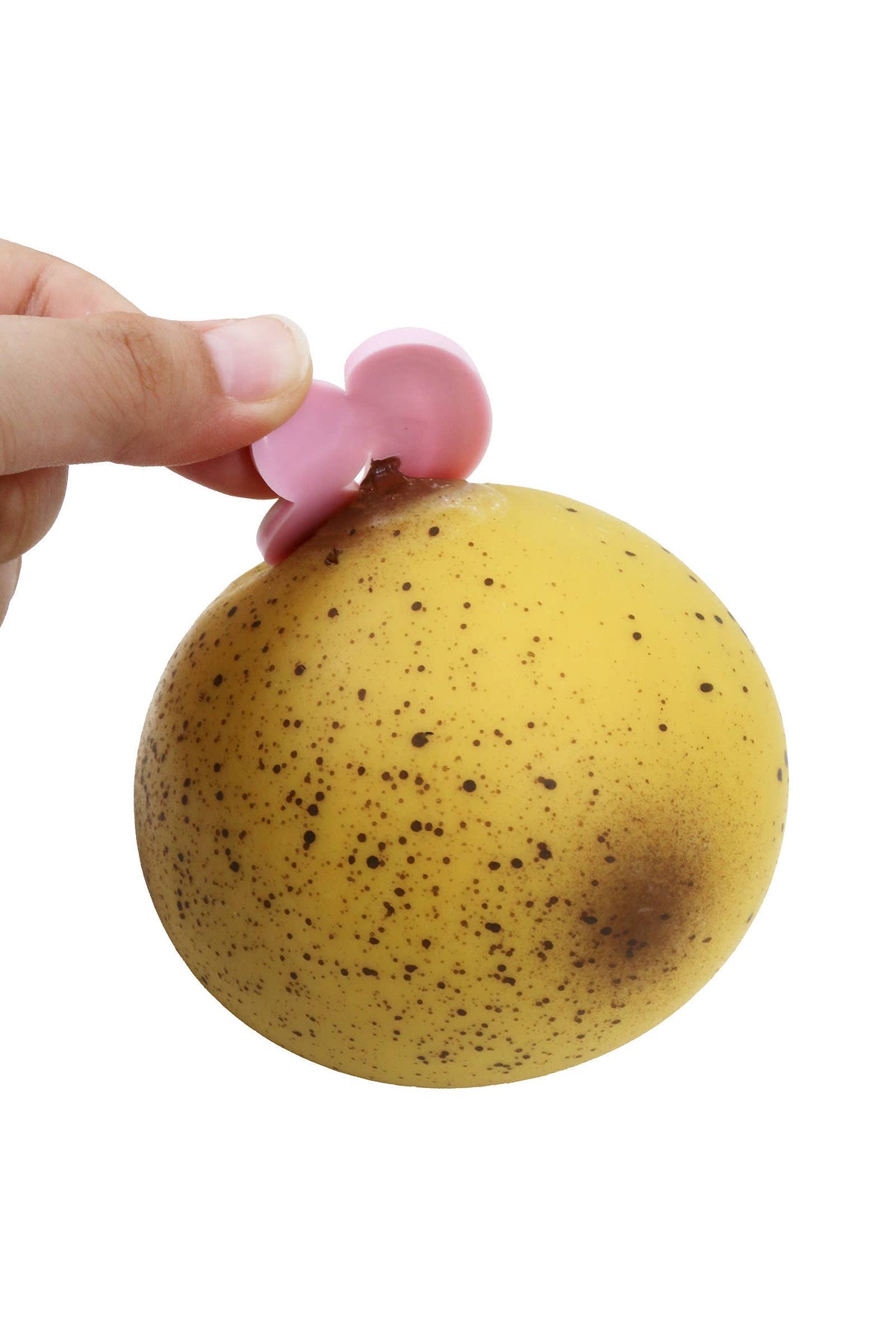 BIG Goofy Smile Potato Bun Fluffy Slime Filled Squishy: ASSORTED / ONE SIZE