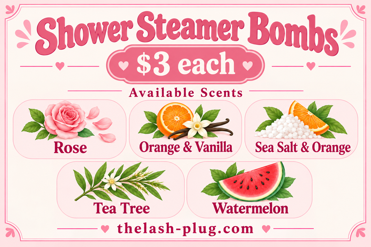Essential Oil Infused Shower Steamer Bombs