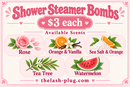 Essential Oil Infused Shower Steamer Bombs