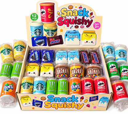 Squish snacks novelty