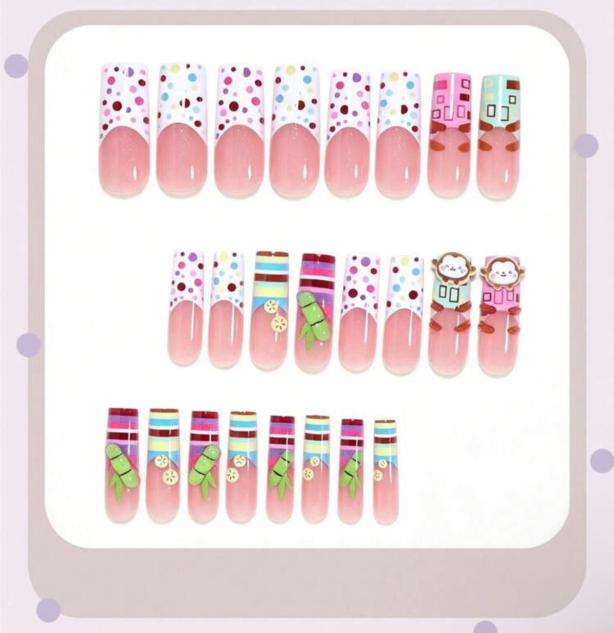 Budget Baddie Nail Sets :12