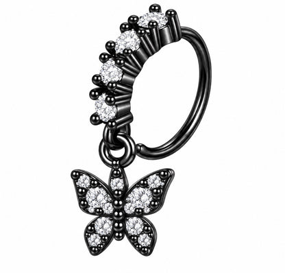 Dark fairy collection : nose hoop edition