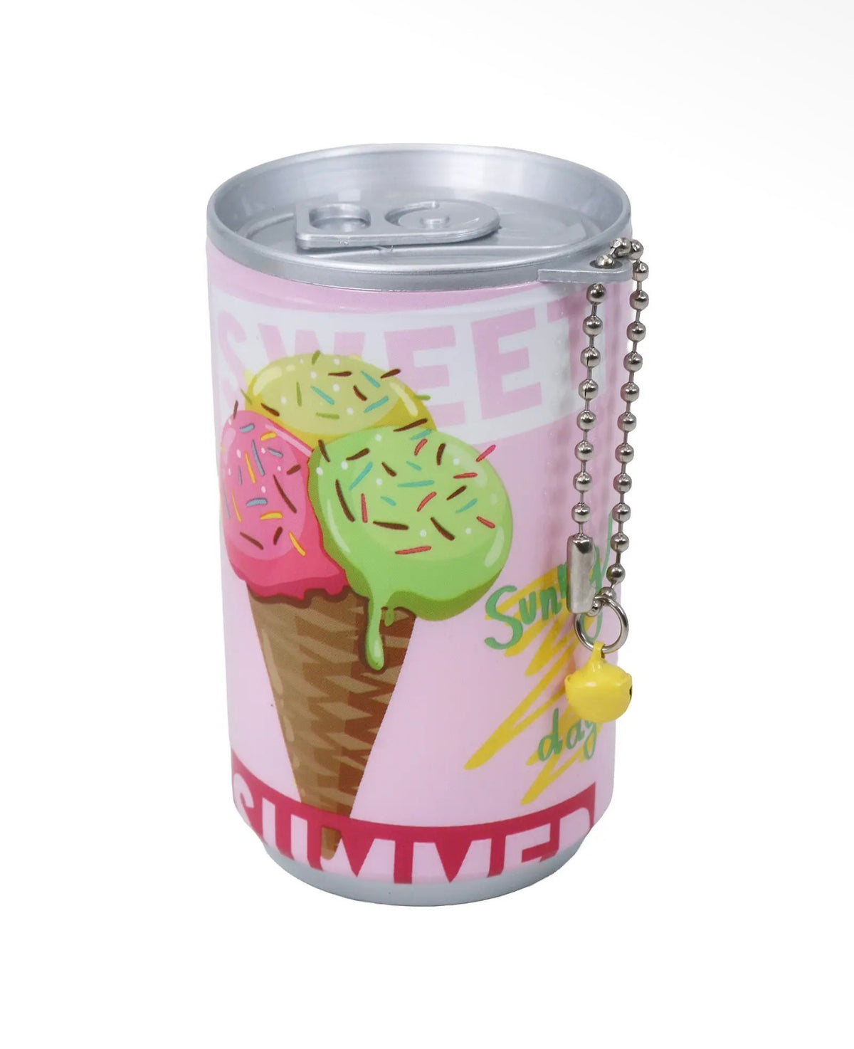 Ice cream can sanitary wipes refillable keychain ￼