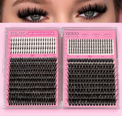 Spiky manga eyelash mix style extension kit 5–20 MM and 5–18 MM Spike