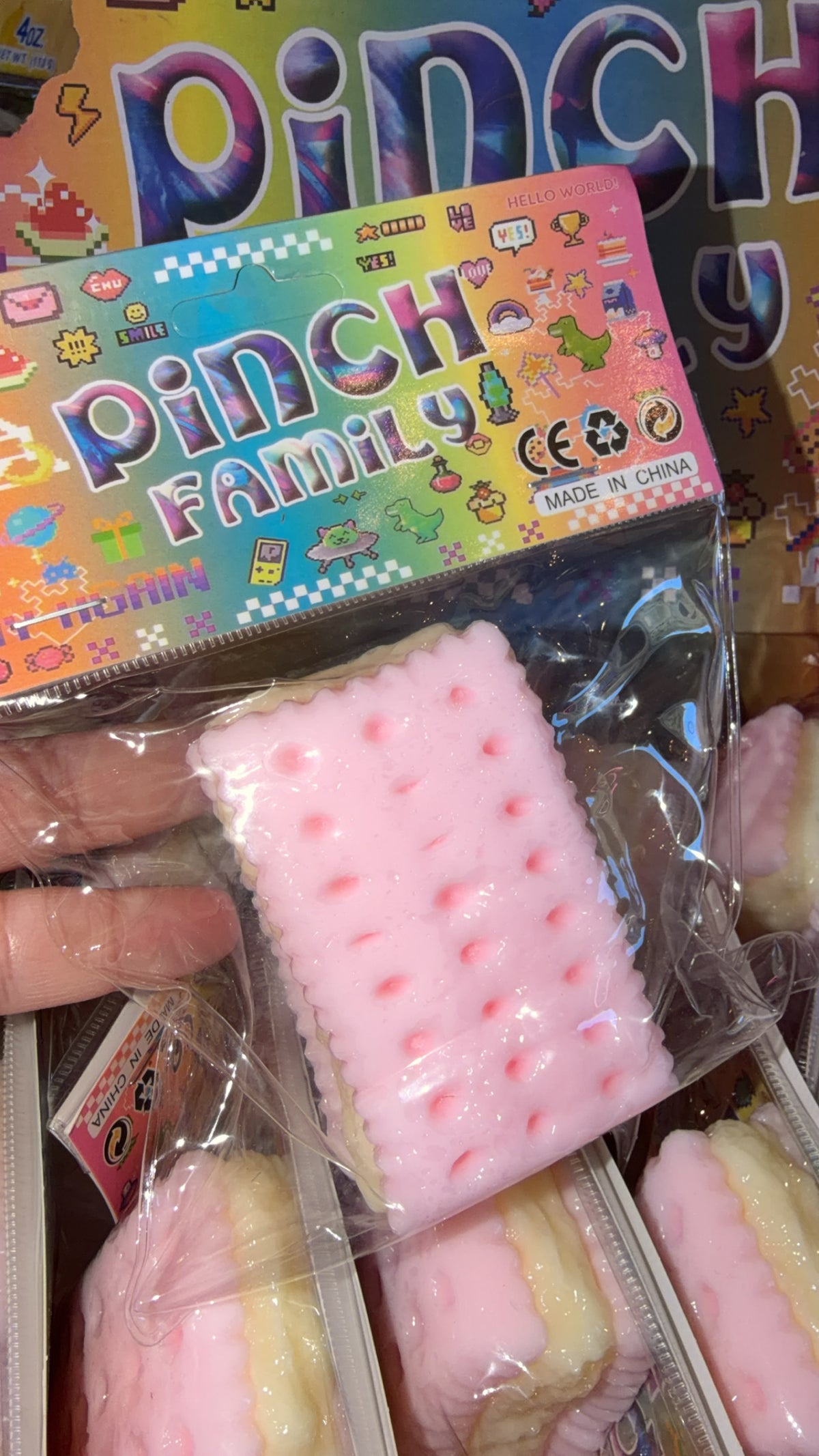 Taba squish Hawaii pink ice cream sandwich ￼