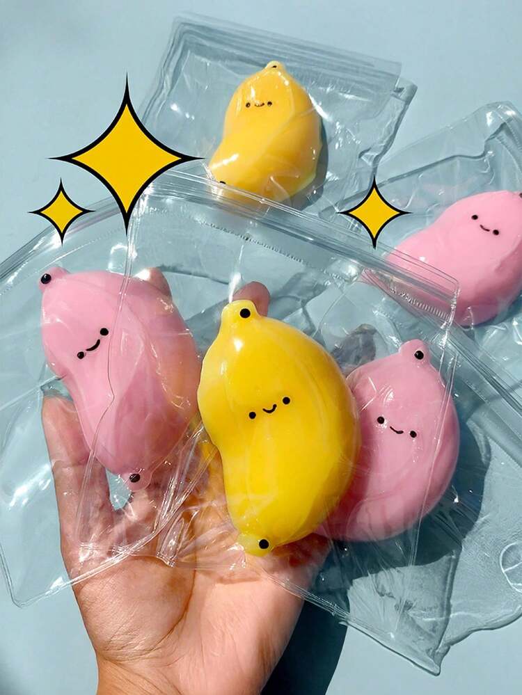 🍌 Kawaii Banana Jelly Squeeze Squishy ￼
