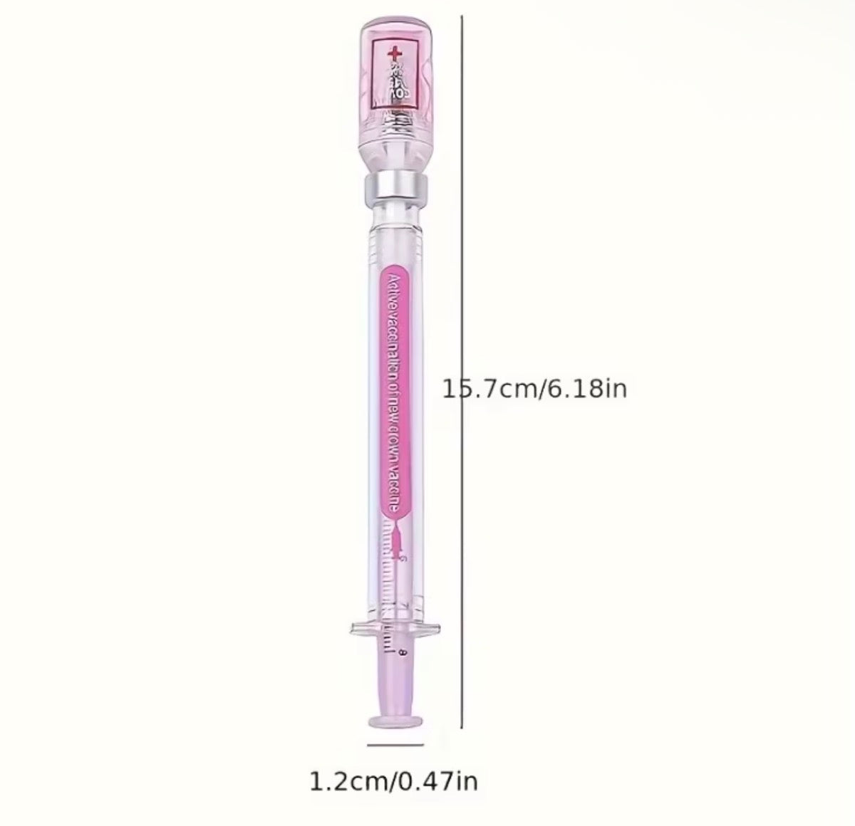 Reusable syringe pen comes with 5 refillable 🖊️ ￼