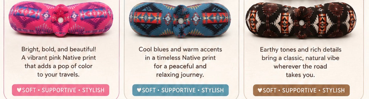 The native print shop ; travel pillows ￼