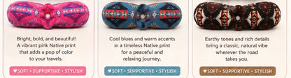 The native print shop ; travel pillows ￼