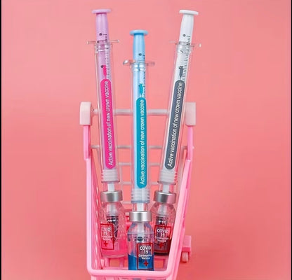 Reusable syringe pen comes with 5 refillable 🖊️ ￼
