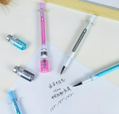 Reusable syringe pen comes with 5 refillable 🖊️ ￼
