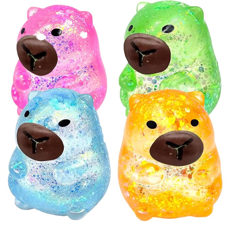 ✨🫧 Glitter Sugar Capybara Squishy