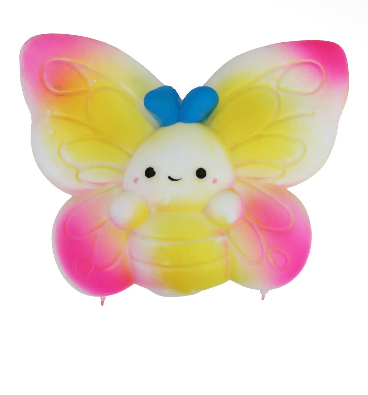 Jumbo 7 inch butterfly fluffy slime filled squishy