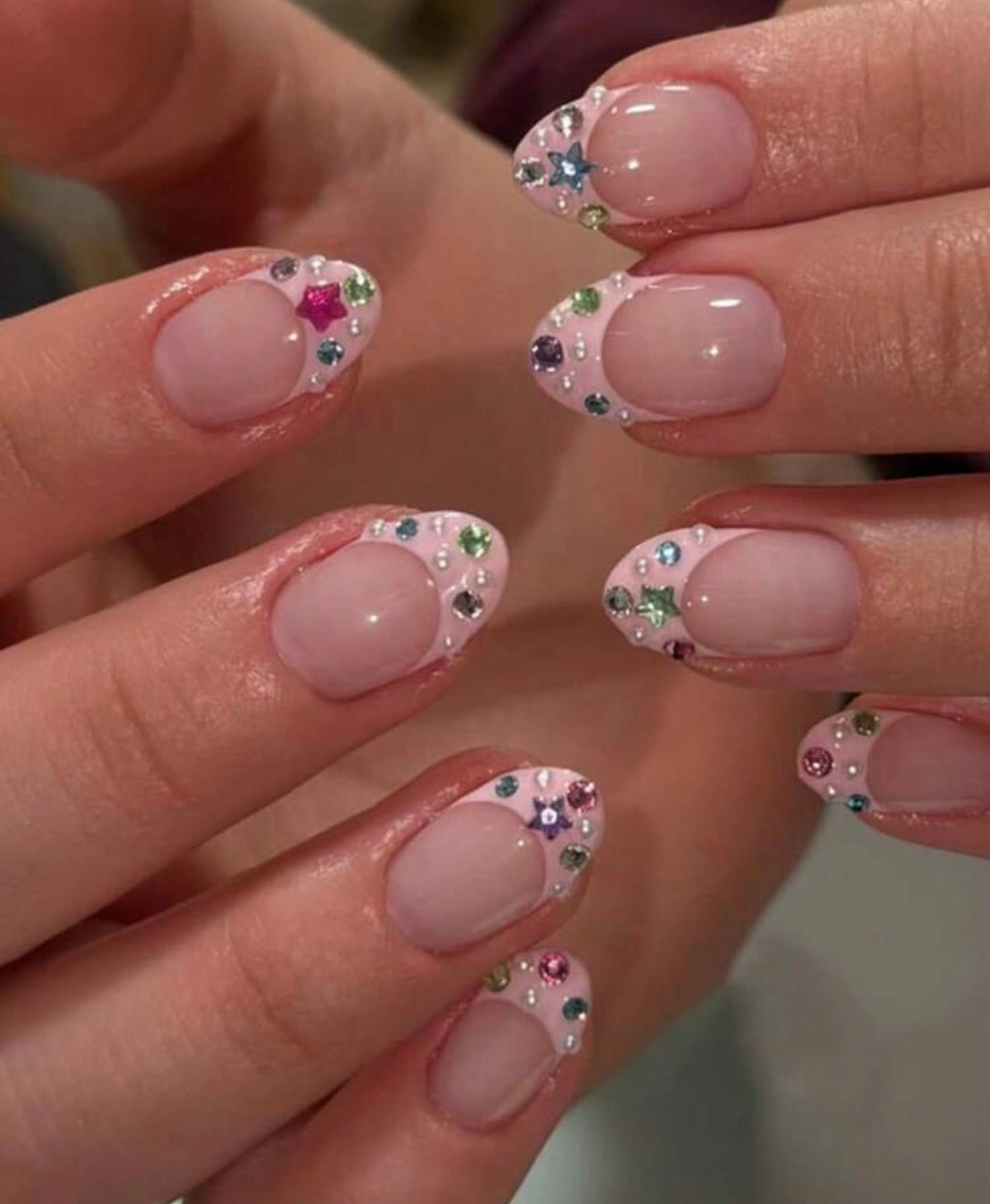 Fairy star press on nails 24pc set