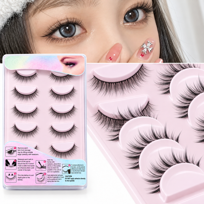 Manga eyelash style light&natural lash book
