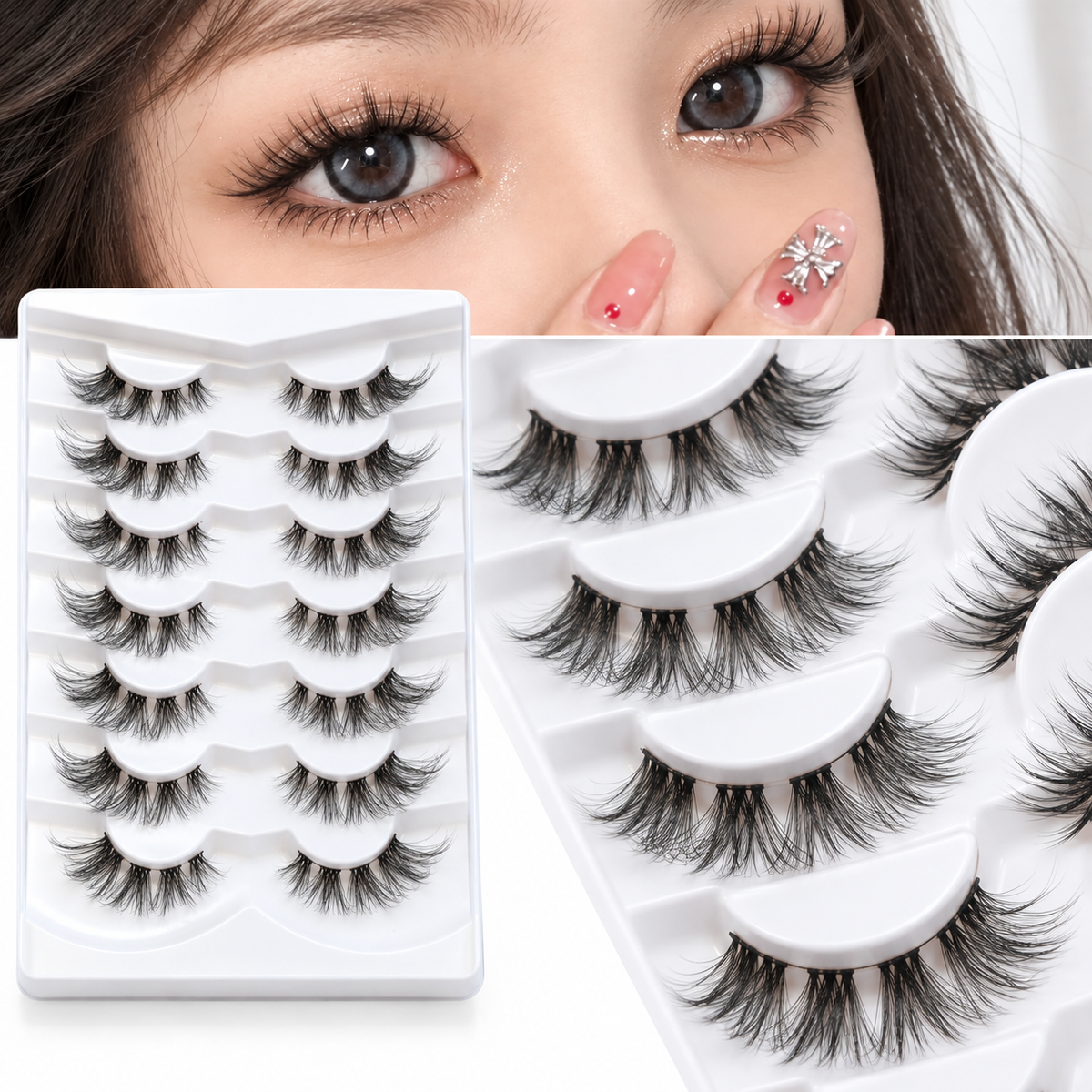 Kawaii angel eye lash book ￼