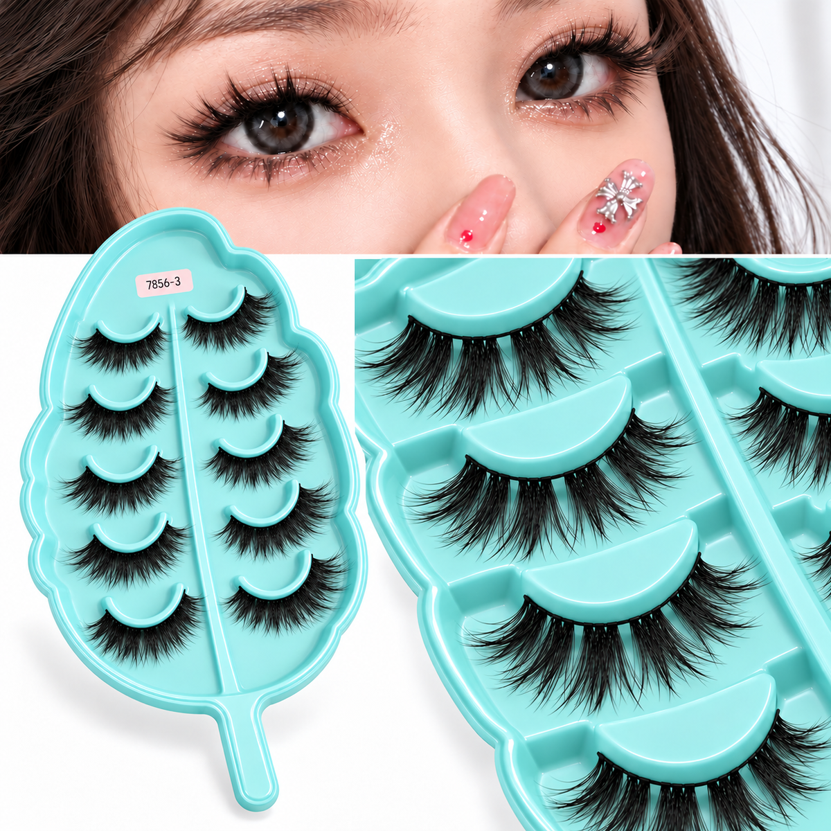 Manga: blue 🍃baddie lash strip book