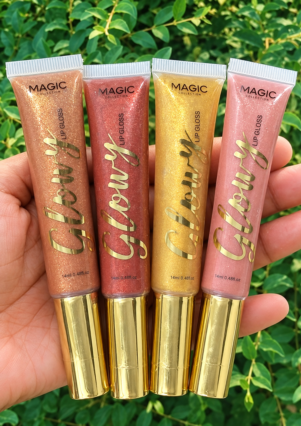 Glow gloss shimmer attack