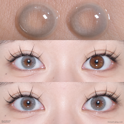 S0207- blue ice baddie -soft hydrophilic contact lenses uni